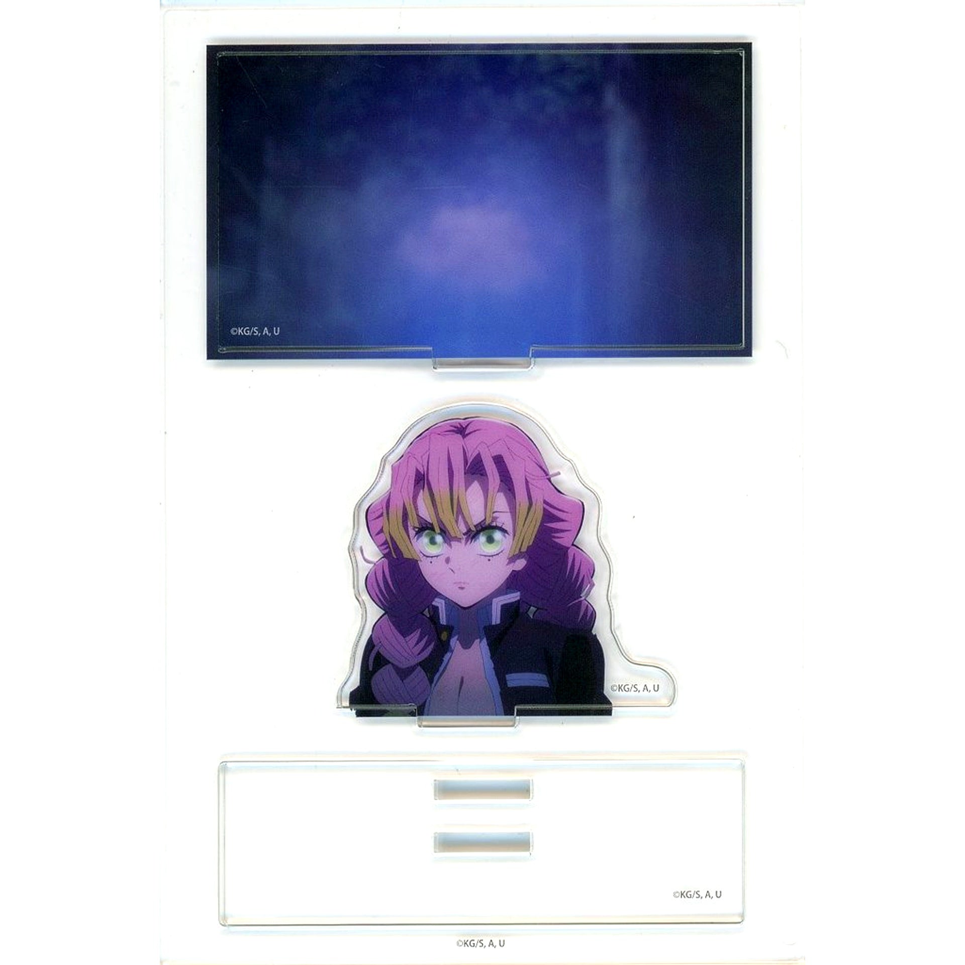 Mitsuri Kanroji - Facing Left Demon Slayer Serpent Hashira & Love Hashira Cafe in ufotable Cafe Machi Asobi CAFE Mitsuri Kanroji Random Mini Diorama Acrylic Stand [USED]