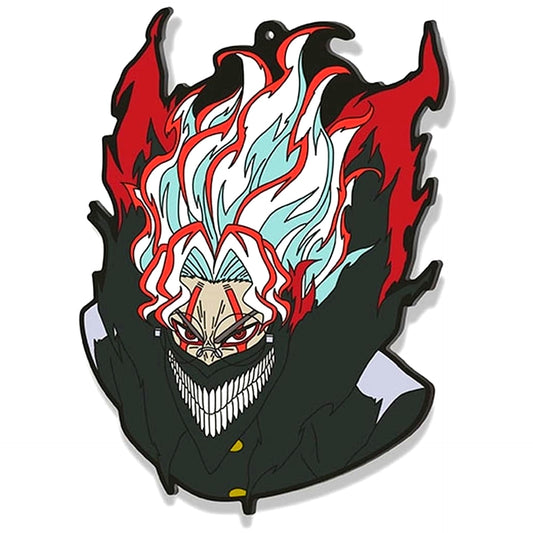 Dandadan Okarun Transformed Big Head Rubber Keychain [USED]