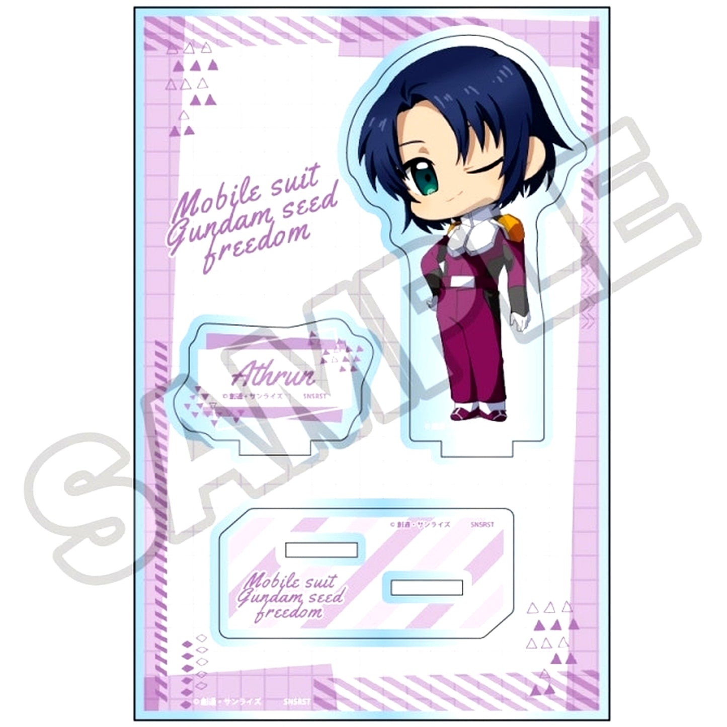 Athrun Zala Mobile Suit Gundam SEED FREEDOM Mochikko Vol. 2 Acrylic Stand Jr. [USED]