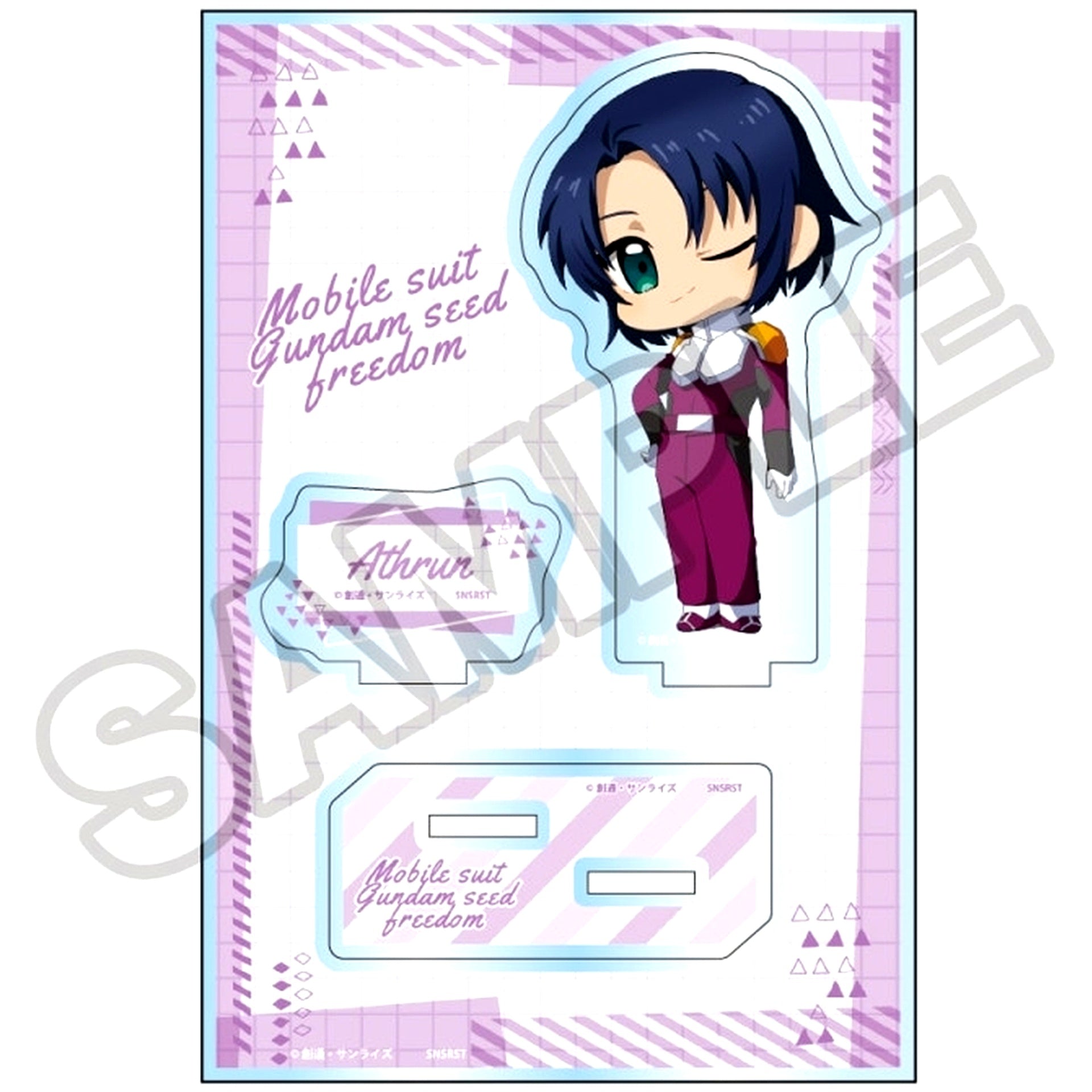 Athrun Zala Mobile Suit Gundam SEED FREEDOM Mochikko Vol. 2 Acrylic Stand Jr. [USED]