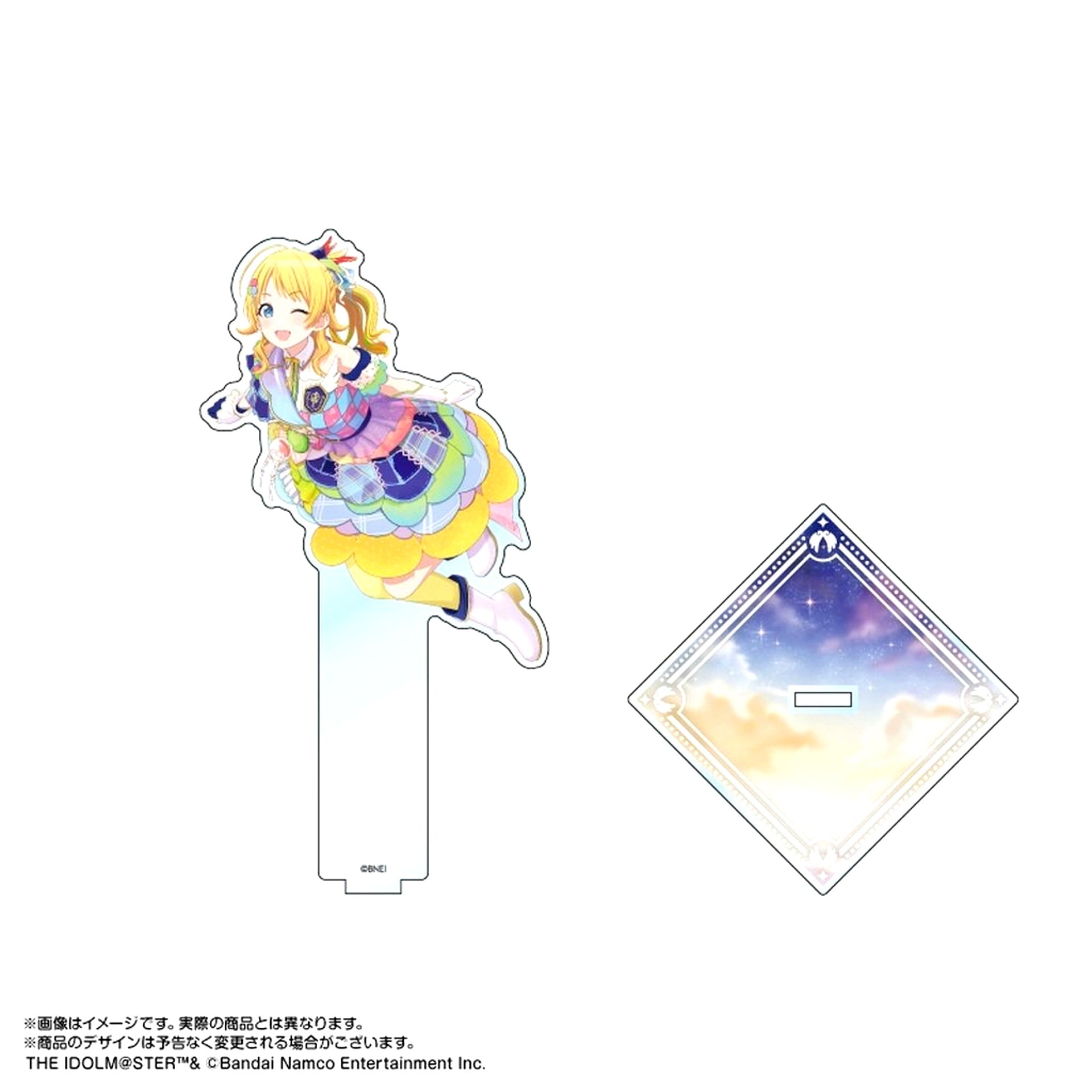 Meguru Hachimiya The Idolmaster Shiny Colors BIG Acrylic Stand Vol.7 283PRODUCTION SHOP 2025 Classic Season [USED]