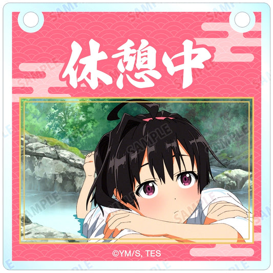 Ayako The Elusive Samurai Trading Scene Shot Acrylic Door Plate Style Charm [USED]
