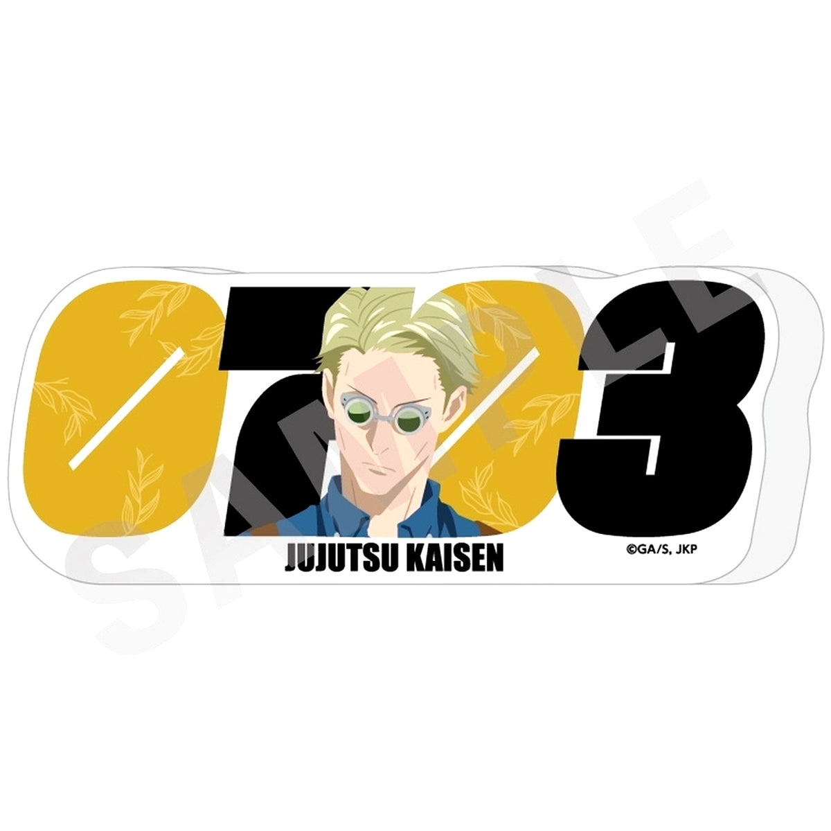 Kento Nanami Jujutsu Kaisen Paintract Series Number Acrylic Plate [USED]