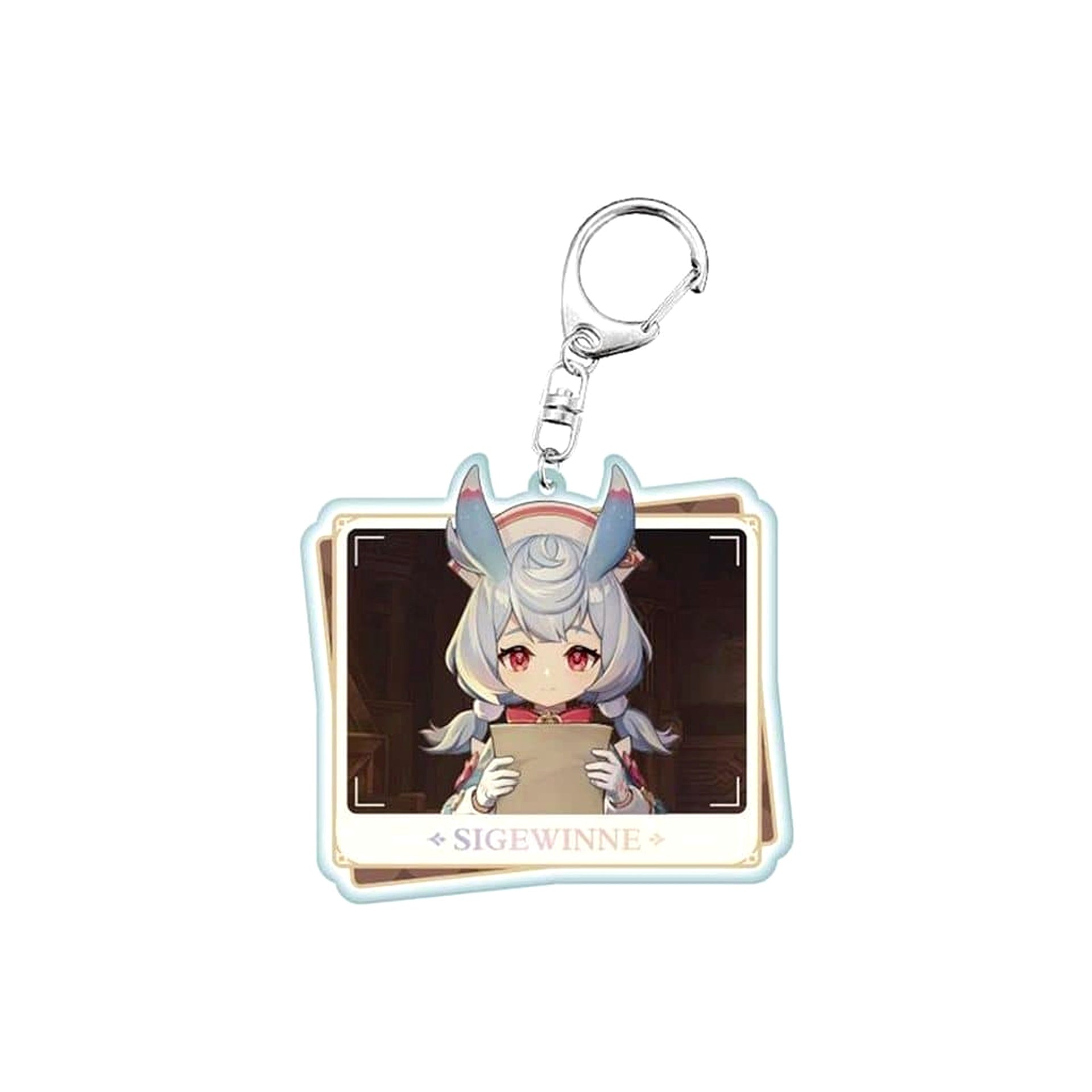 Genshin Sigewinne Character PV Series Acrylic Keychain Keychains [USED]