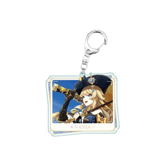 Genshin Navia Character PV Series Acrylic Keychain Keychains [USED]