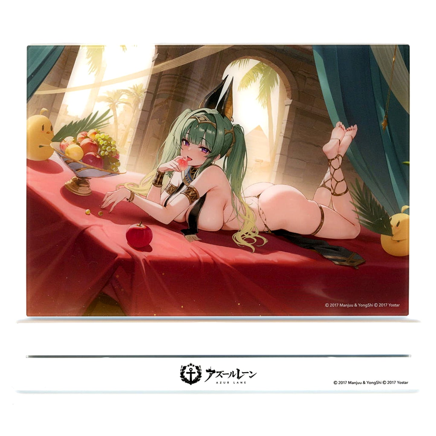 Maggiore Baratta Azur Lane Divine Punishment Play Acrylic Art Panel "Azur Lane" Yostar OFFICIAL SHOP JR Akihabara Station Store Goods [USED]