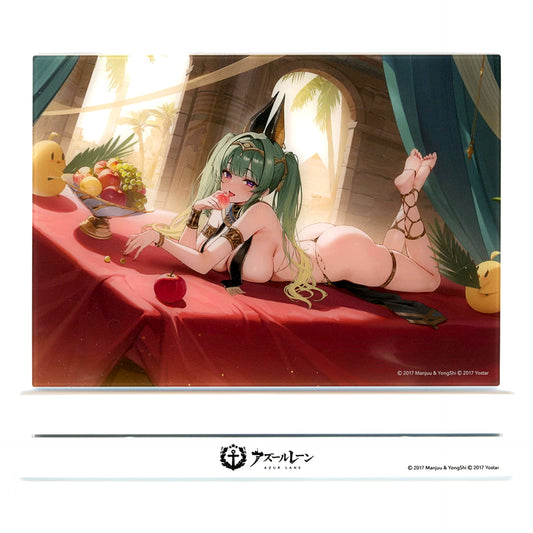 Maggiore Baratta Azur Lane Divine Punishment Play Acrylic Art Panel "Azur Lane" Yostar OFFICIAL SHOP JR Akihabara Station Store Goods [USED]