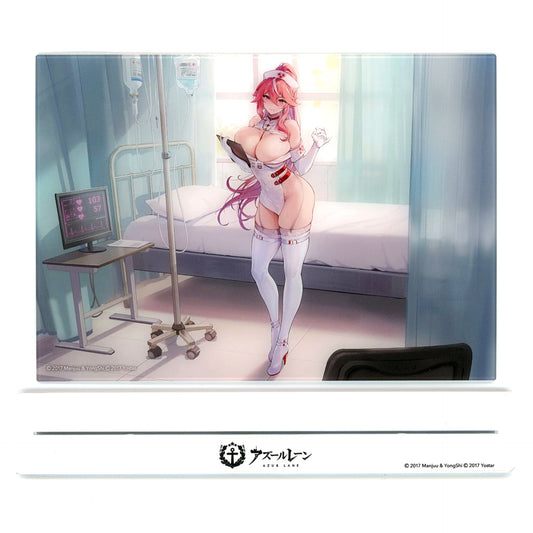 Franklin Nurse Tokimeki Karte Acrylic Art Panel Azur Lane Yostar Official Shop JR Akihabara Station Goods [USED]