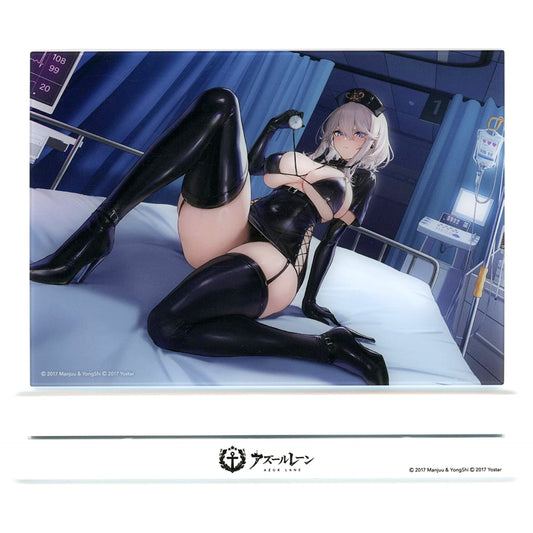 Washington Midnight Round Acrylic Art Panel Azur Lane Yostar Official Shop JR Akihabara Station Goods [USED]