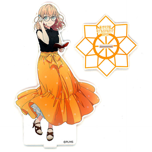 Kaho Hinoshita Acrylic Stand Ishikawa Prefectural Library x Love Live! Hasunosora Girls' High School Idol Club [USED]