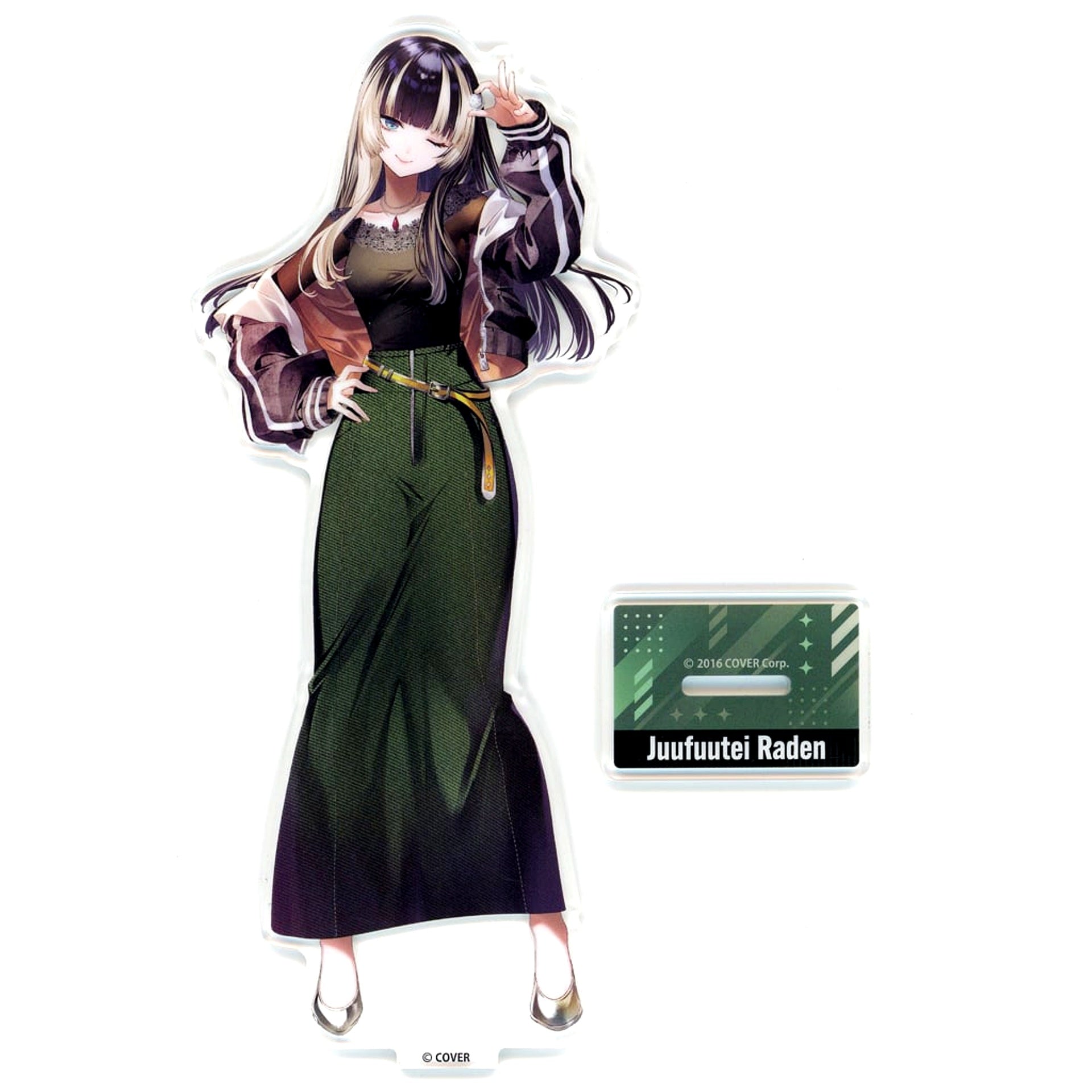 Juufuutei Raden Big Acrylic Stand Virtual YouTuber Hololive DEV_IS ReGLOSS GiGO Limited [USED]