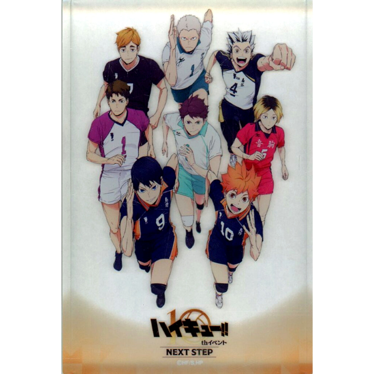 Group Acrylic Block Haikyu!! 10th Event NEXT STEP [USED]
