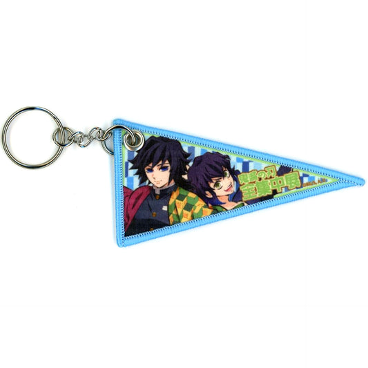 Inosuke Hashibira & Giyu Tomioka Demon Slayer: Kimetsu no Yaiba Total Concentration Exhibition Swordsmith Village Arc Hashira Training Arc Aichi Venue Limited Local Pennant Style Key Charm Aichi [USED]