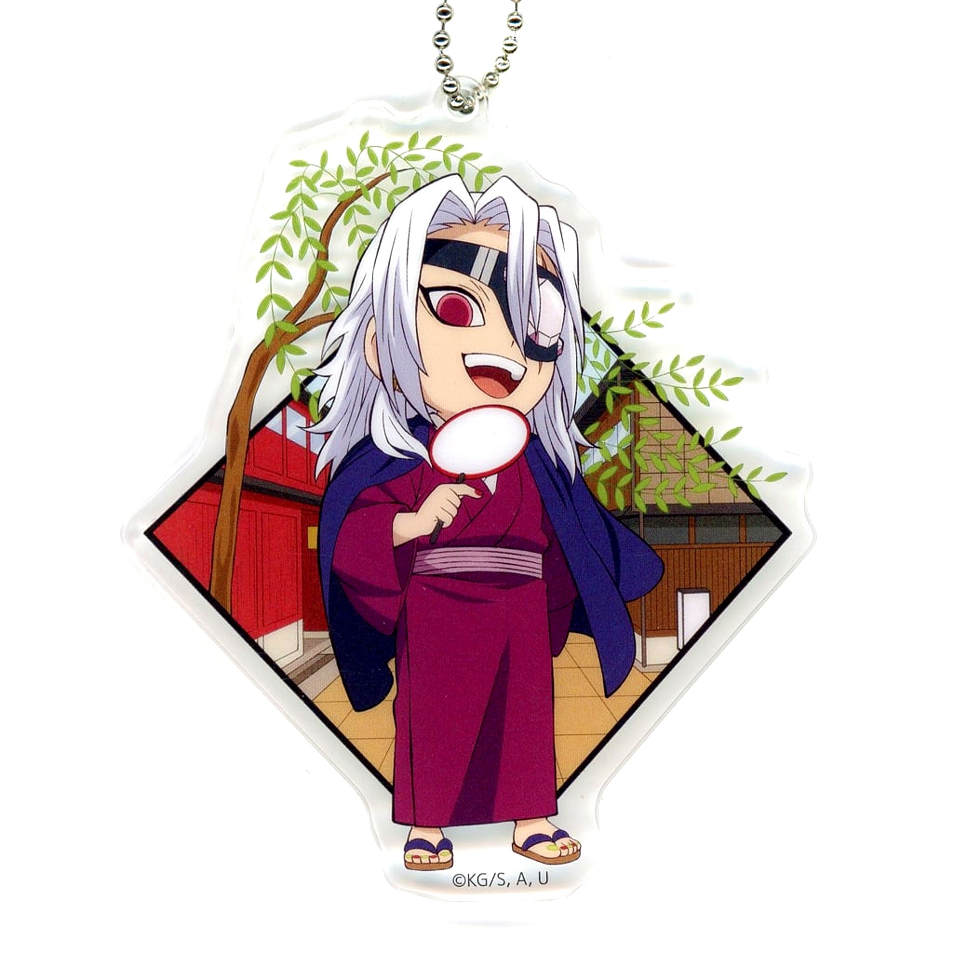 Tengen Uzui Gotochi Illustration Ishikawa Acrylic Charm Demon Slayer Kimetsu no Yaiba Total Concentration Exhibition Ishikawa Venue Limited [USED]