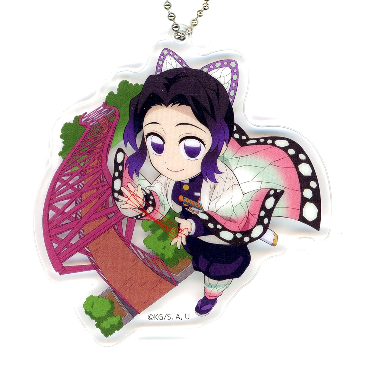 Shinobu Kocho Gotochi Illustration Ishikawa Acrylic Charm Demon Slayer Kimetsu no Yaiba Total Concentration Exhibition Ishikawa Venue Limited [USED]
