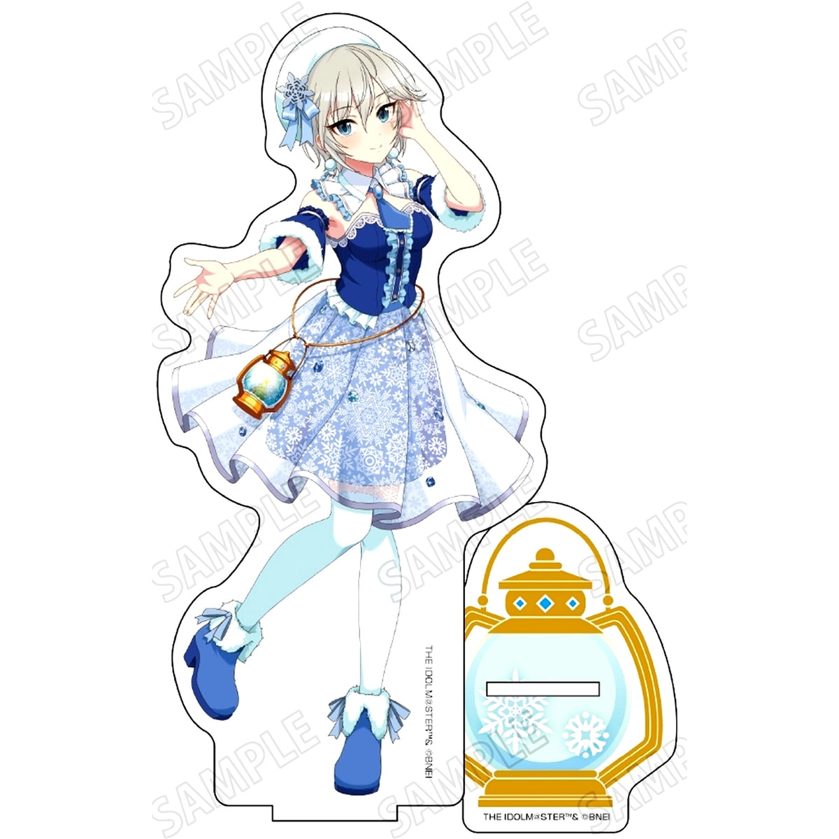 Anastasia 1. Snow Globe Illustration BIG Acrylic Stand The Idolmaster Cinderella Girls [USED]
