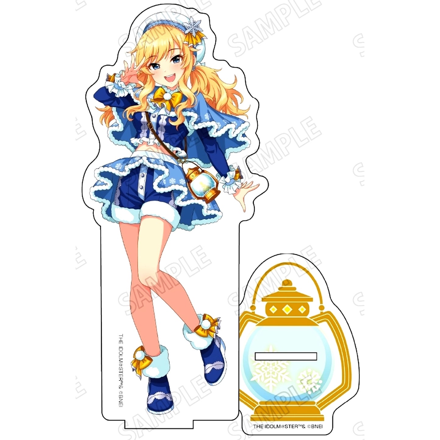 Yui Ohtsuki 3. Snow Globe Illustration BIG Acrylic Stand The Idolmaster Cinderella Girls [USED]