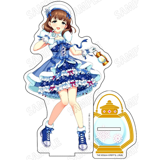Mayu Sakuma 4. Idolmaster Cinderella Girls Snow Globe Illustration Big Acrylic Stand [USED]