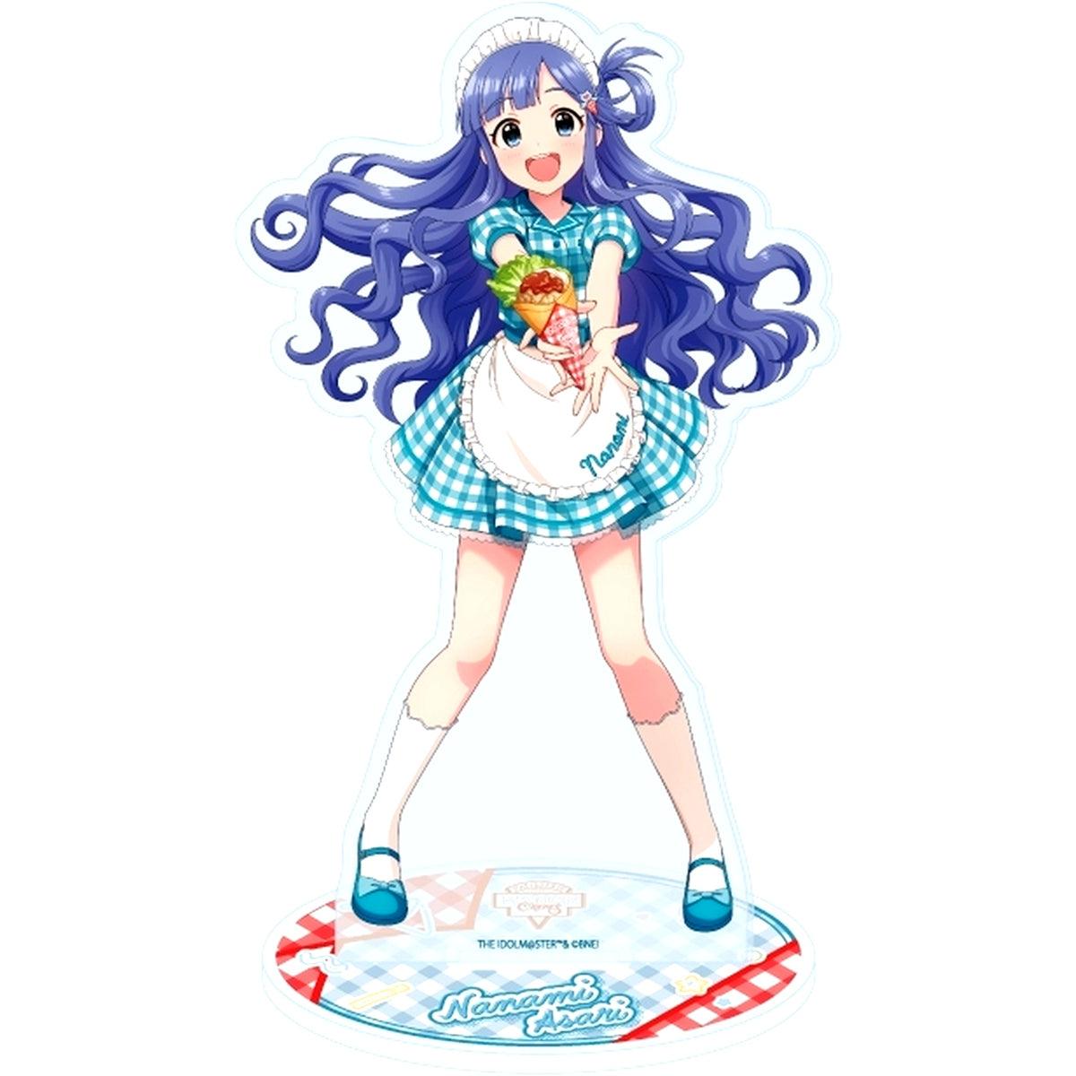 Nanami Asari 13 Crepe Shop Ver. Mini Character Illustration Acrylic Stand Idolmaster Cinderella Girls [USED]