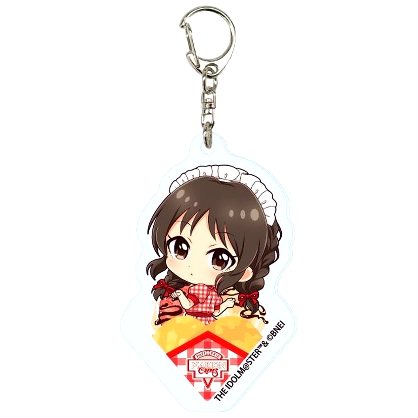 Arisu Tachibana The Idolm@ster Cinderella Girls Acrylic Keychain 08. Crepe Shop Ver. Mini Character Illustration [USED]