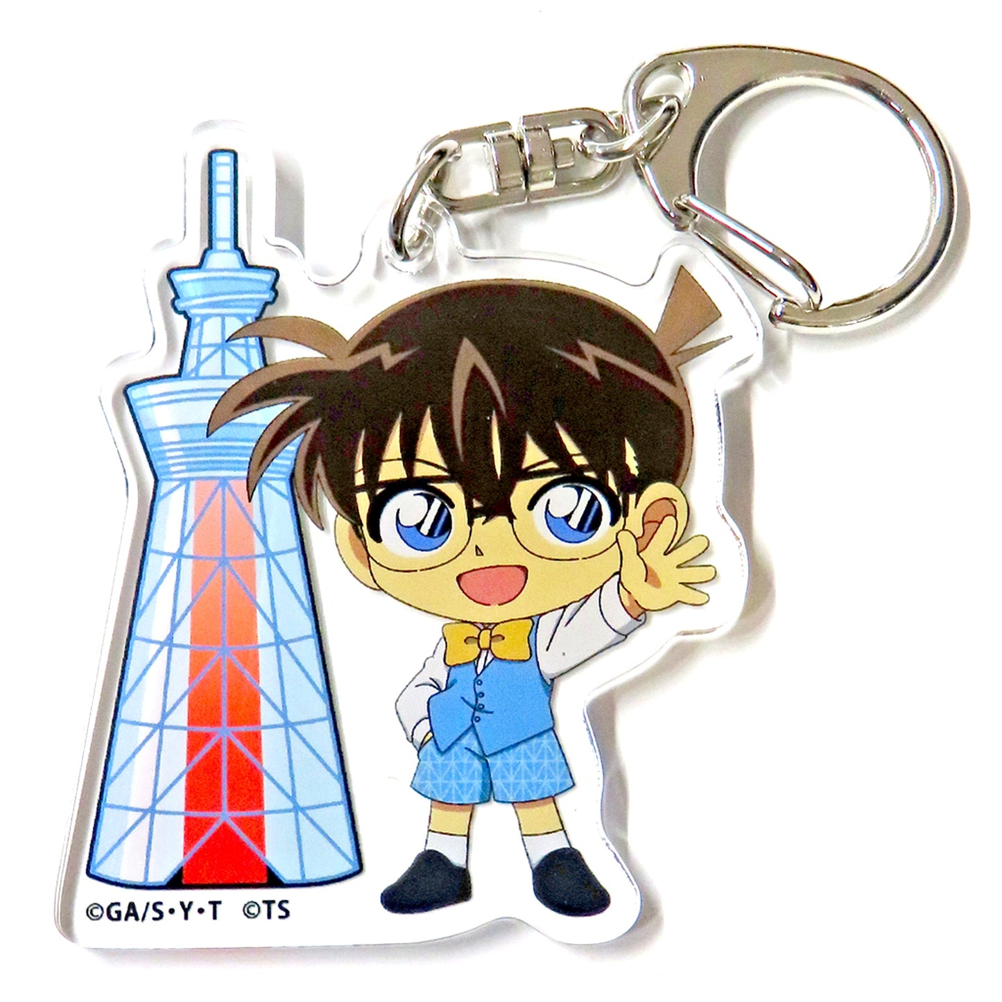 Conan Edogawa Detective Conan x Tokyo Skytree Kirameki no Skytree Blind Acrylic Keychain [USED]