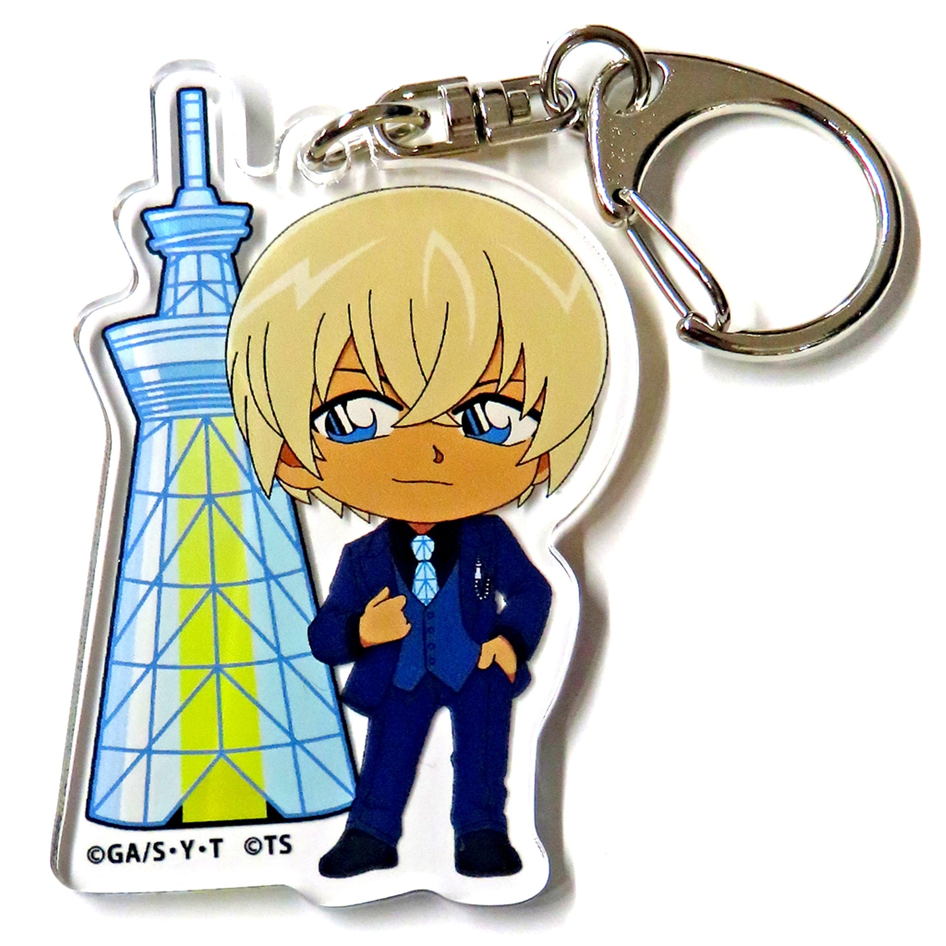 Toru Amuro Detective Conan x Tokyo Skytree Kirameki no Skytree Blind Acrylic Keychain [USED]