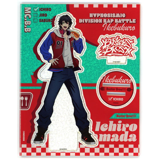 Ichiro Yamada Hypnosis Mic: Division Rap Battle Holographic Acrylic Stand MOVIE CAFE ver. [USED]