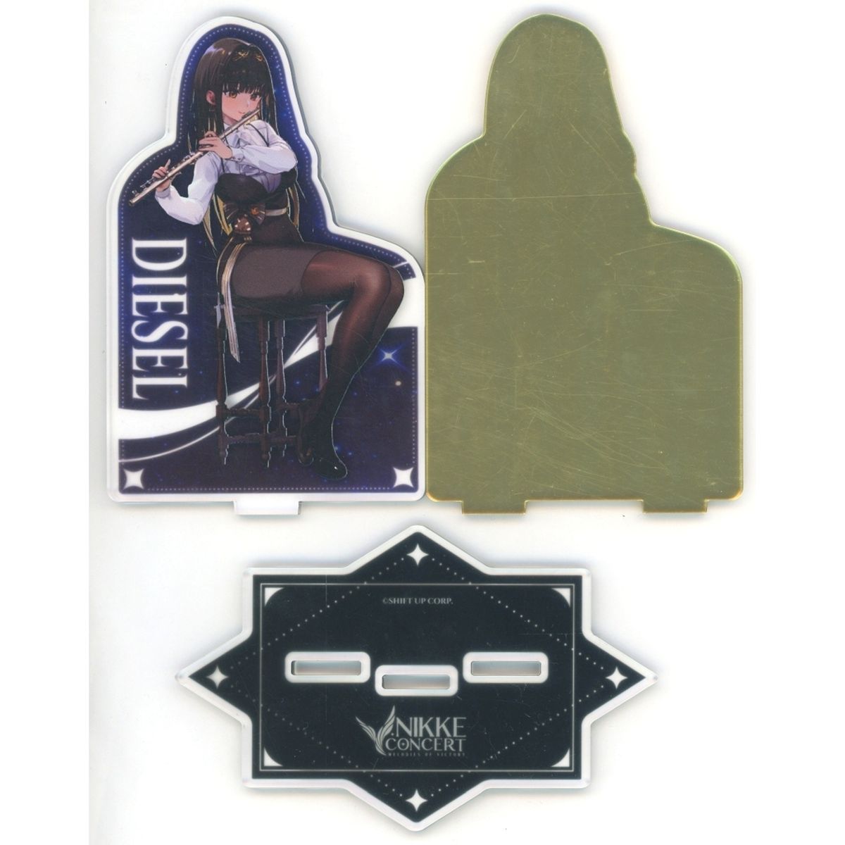 Diesel Goddess of Victory: Nikke Mirror Acrylic Stand ORCHESTRAL CONCERT MELODIES OF VICTORY [USED]