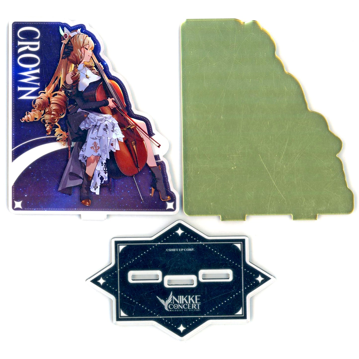 Crown Goddess of Victory: Nikke Mirror Acrylic Stand ORCHESTRAL CONCERT MELODIES OF VICTORY [USED]