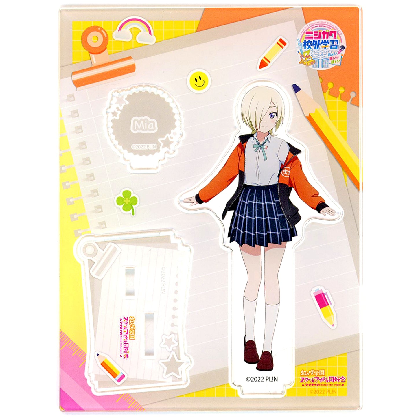 Mia Taylor Acrylic Stand Love Live! Nijigasaki High School Idol Club LIVE & FAN MEETING TOUR Nijigaku Extracurricular Learning Sing Dance Talk [USED]