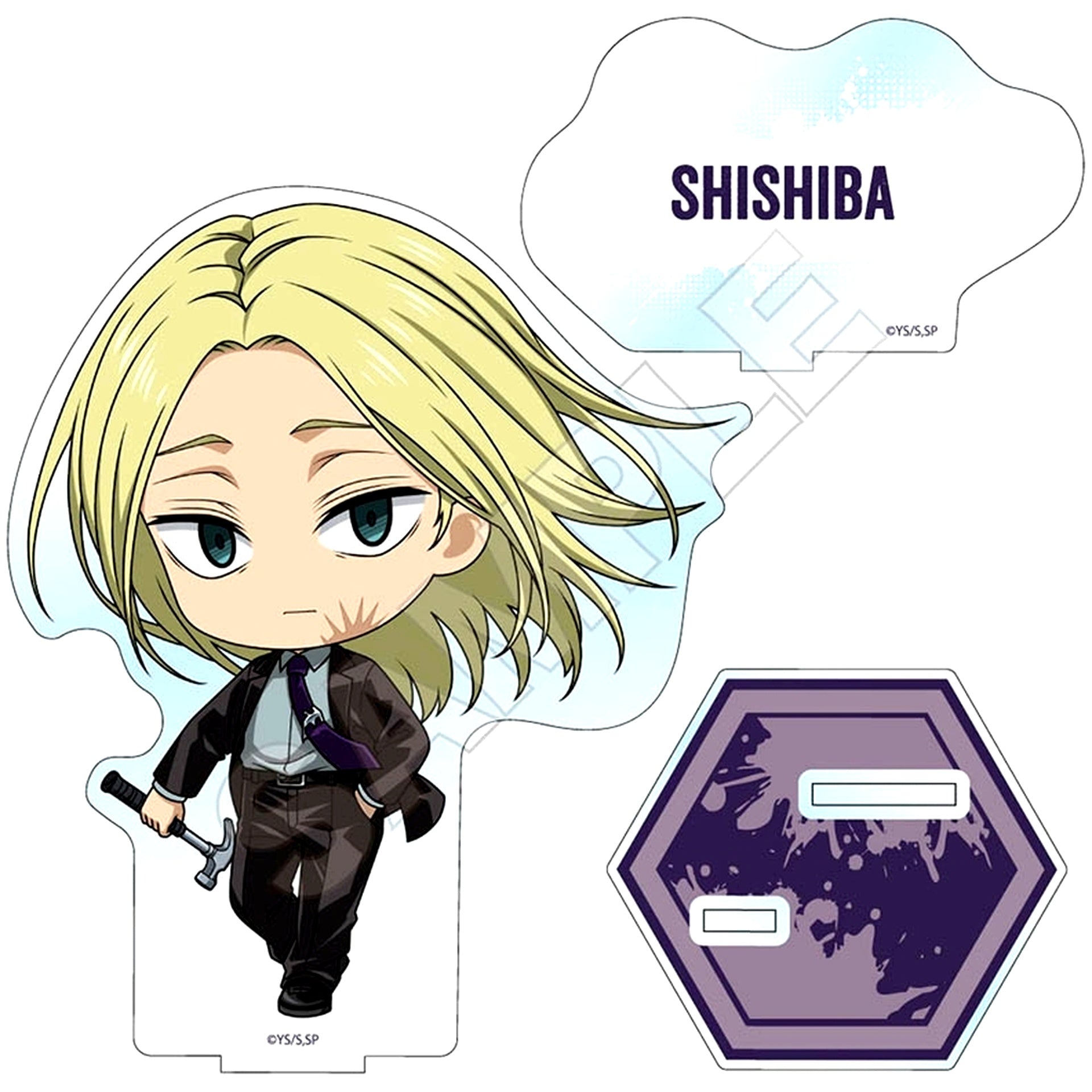 Shishiba Sakamoto Days Mini Stand Breeze Acrylic Stand [USED]
