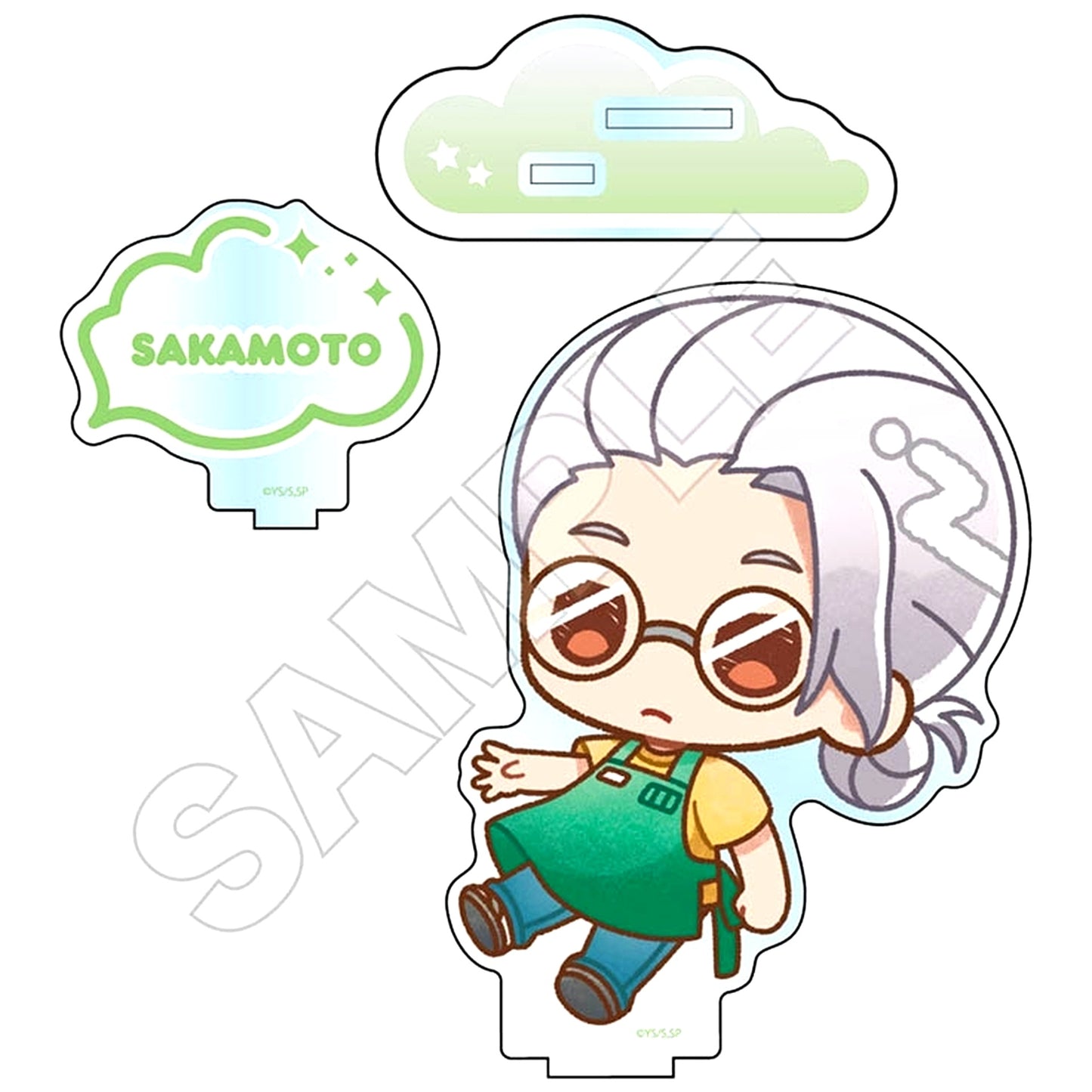 Taro Sakamoto B Sakamoto Days Crayon Touch Floating Acrylic Stand [USED]