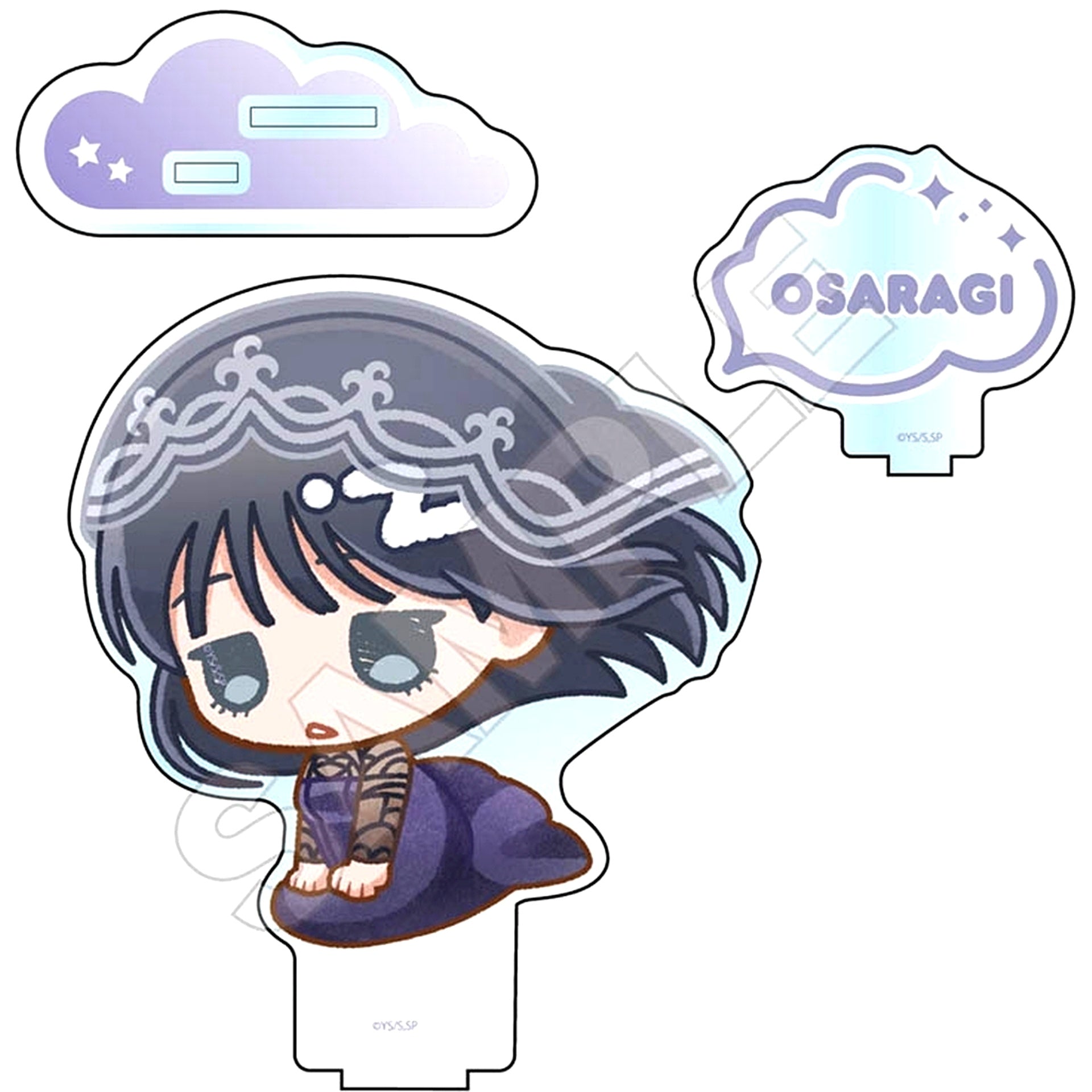 Osaragi Sakamoto Days Crayon Touch Floating Acrylic Stand [USED]