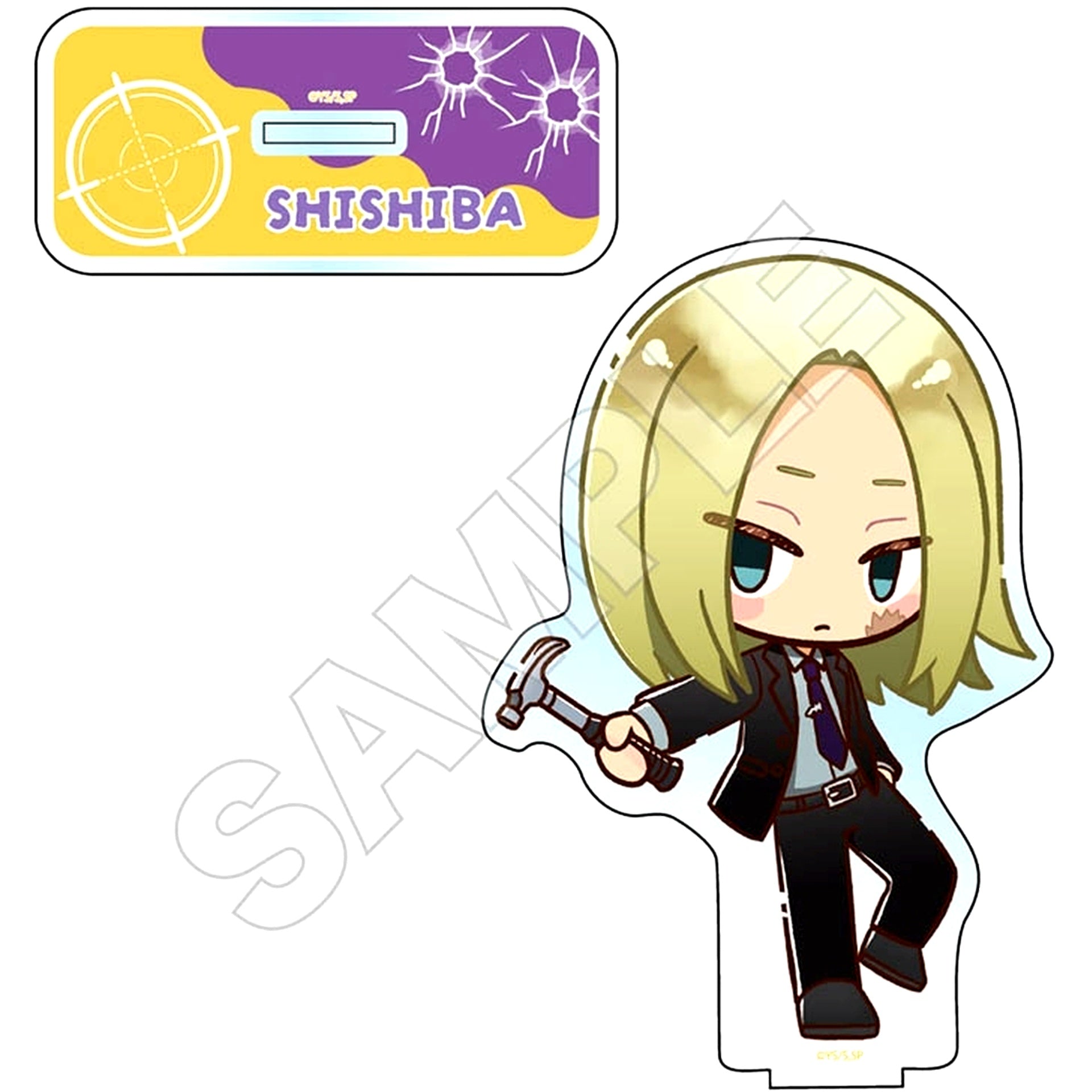 Shishiba Sakamoto Days Kurundoll Battle Acrylic Stand [USED]