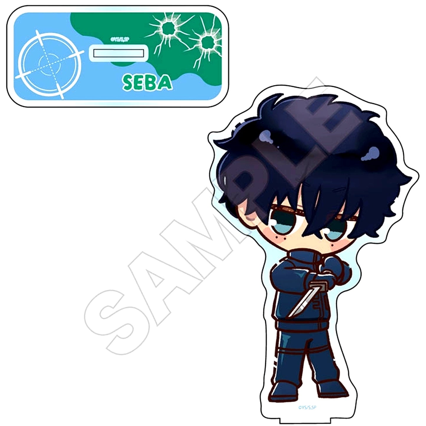 Natsuki Seba Sakamoto Days Kurundoll Battle Acrylic Stand [USED]