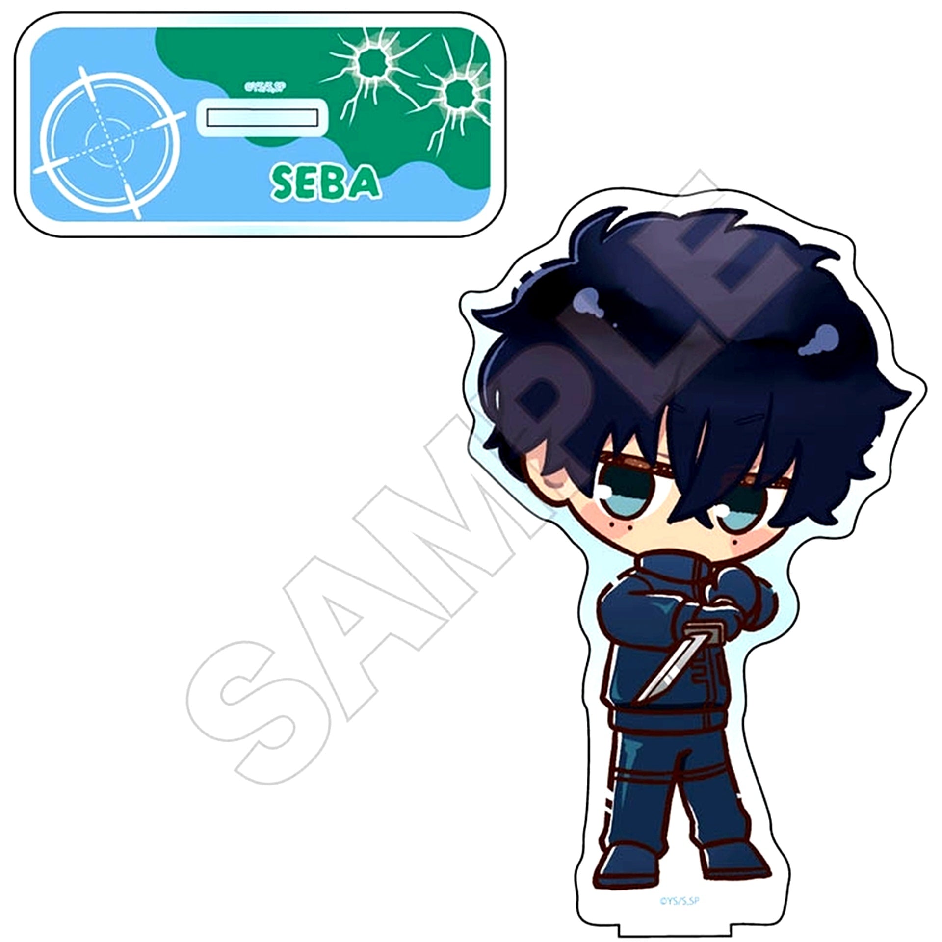 Natsuki Seba Sakamoto Days Kurundoll Battle Acrylic Stand [USED]