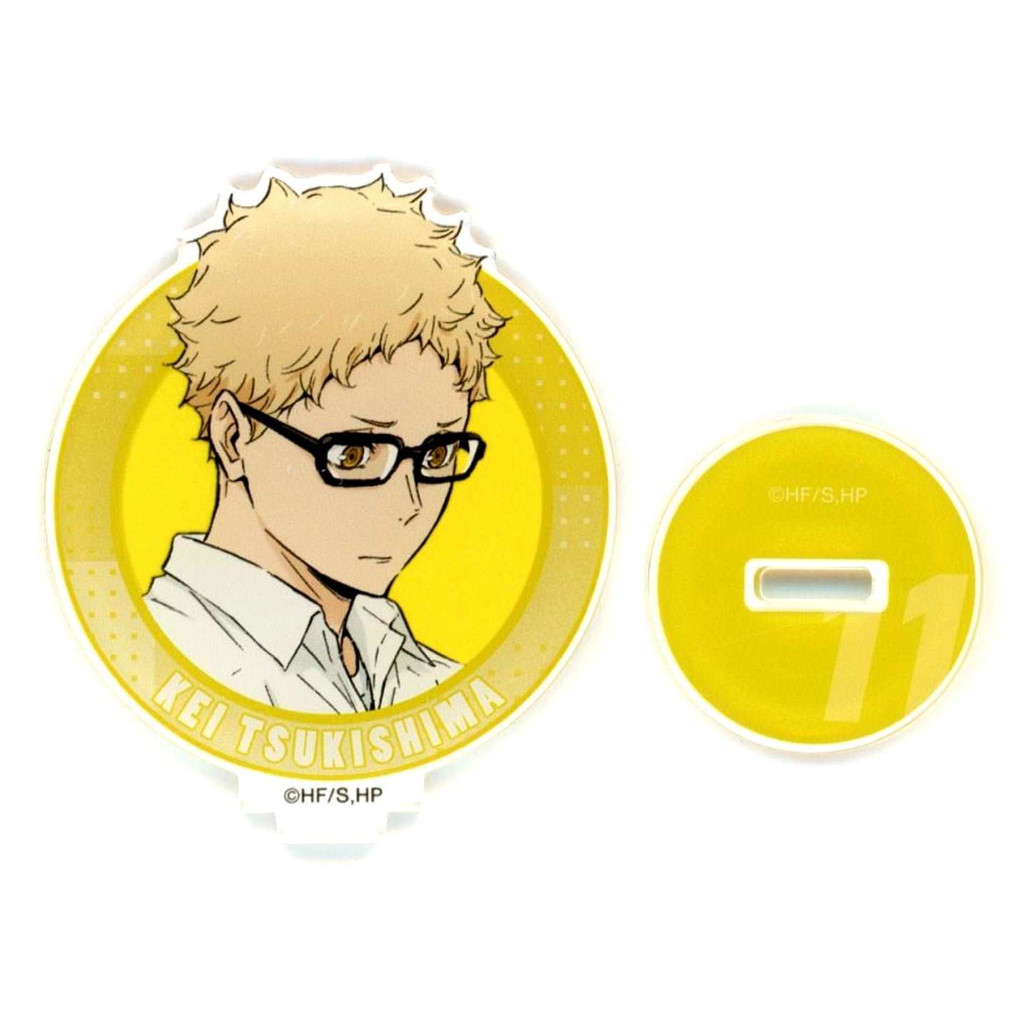 Kei Tsukishima - Face Haikyu!! x Tobu Zoo 2025 Newly Drawn Interaction with Animals Ver. Trading Acrylic Stand [USED]