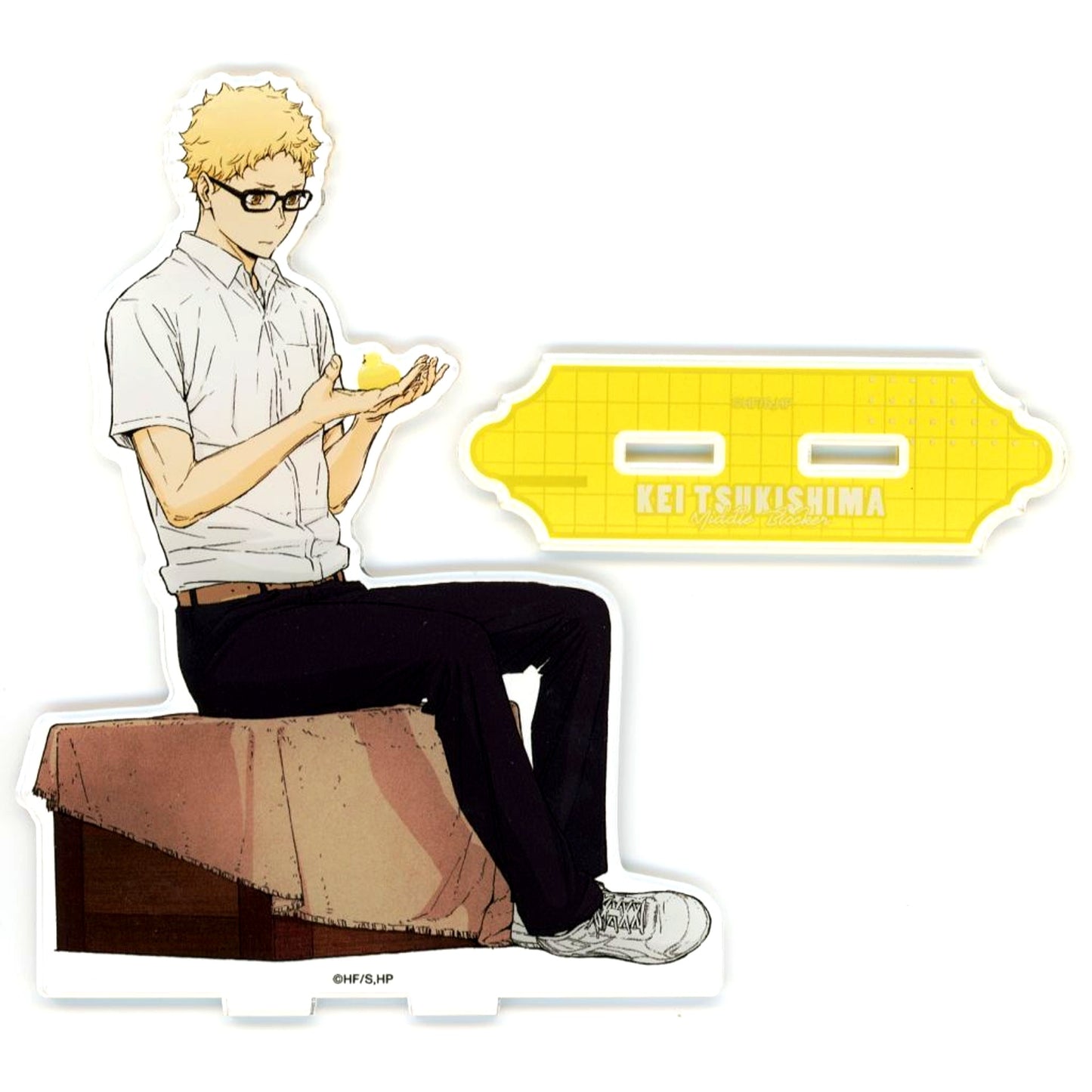 Kei Tsukishima Newly Drawn Animal Interaction Ver. BIG Acrylic Stand Haikyu!! x Tobu Zoo 2025 [USED]