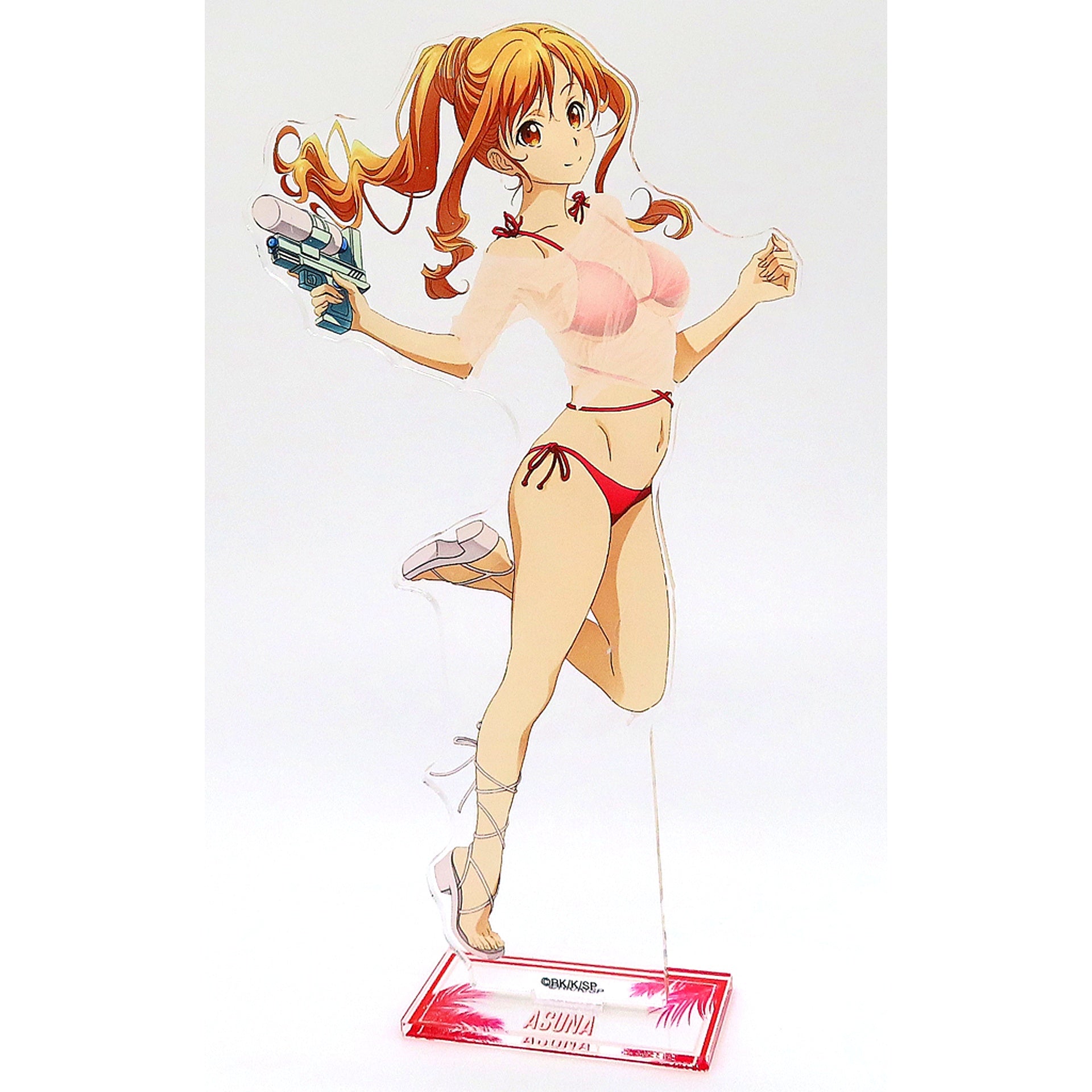 Asuna Illustration Water Gun Battle ver. Sword Art Online BIG Acrylic Stand POP UP SHOP in AmiAmi vol.II [USED]