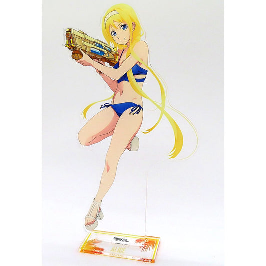 Alice Synthesis Thirty Original Illustration Water Gun Battle Version Big Acrylic Stand Sword Art Online POP UP SHOP in amiami vol. II [USED]