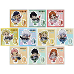 Jujutsu Kaisen Yuji Itadori & Others All 10 Types Set Marukuji Chapon! Acrylic Stand Excellent Luck Acrylic Stands [USED]