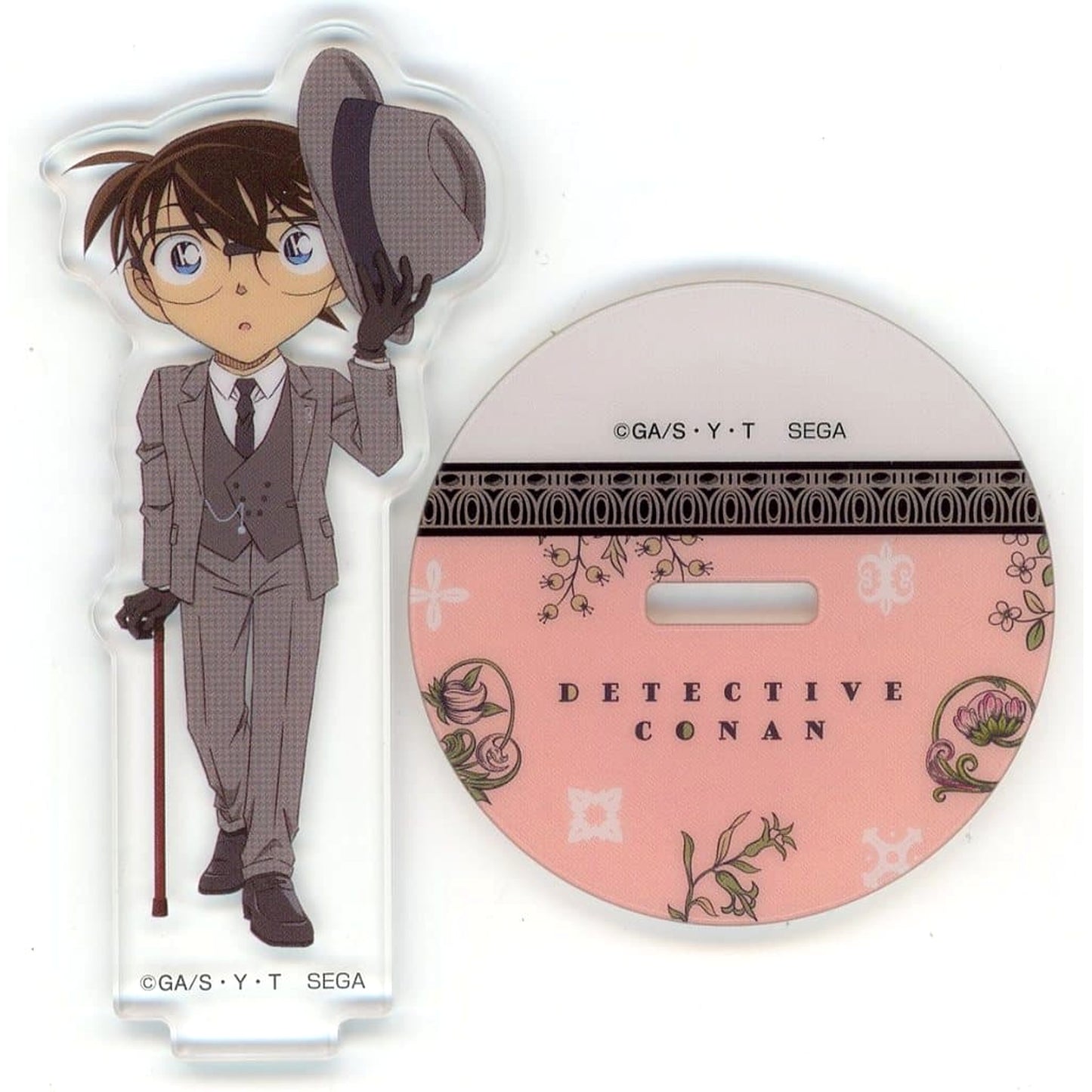 Detective Conan Conan Edogawa Sega Lucky Kuji Vintage Look Acrylic Stand Prize F [USED]