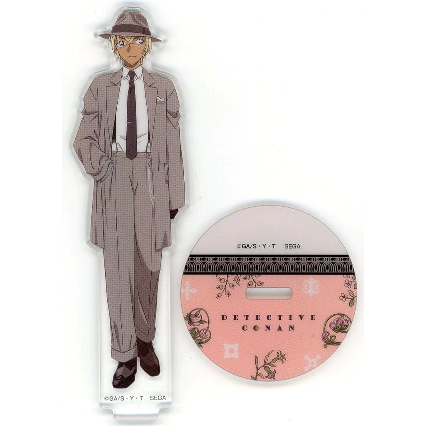 Detective Conan Toru Amuro Sega Lucky Kuji Vintage Look Acrylic Stand Prize F [USED]
