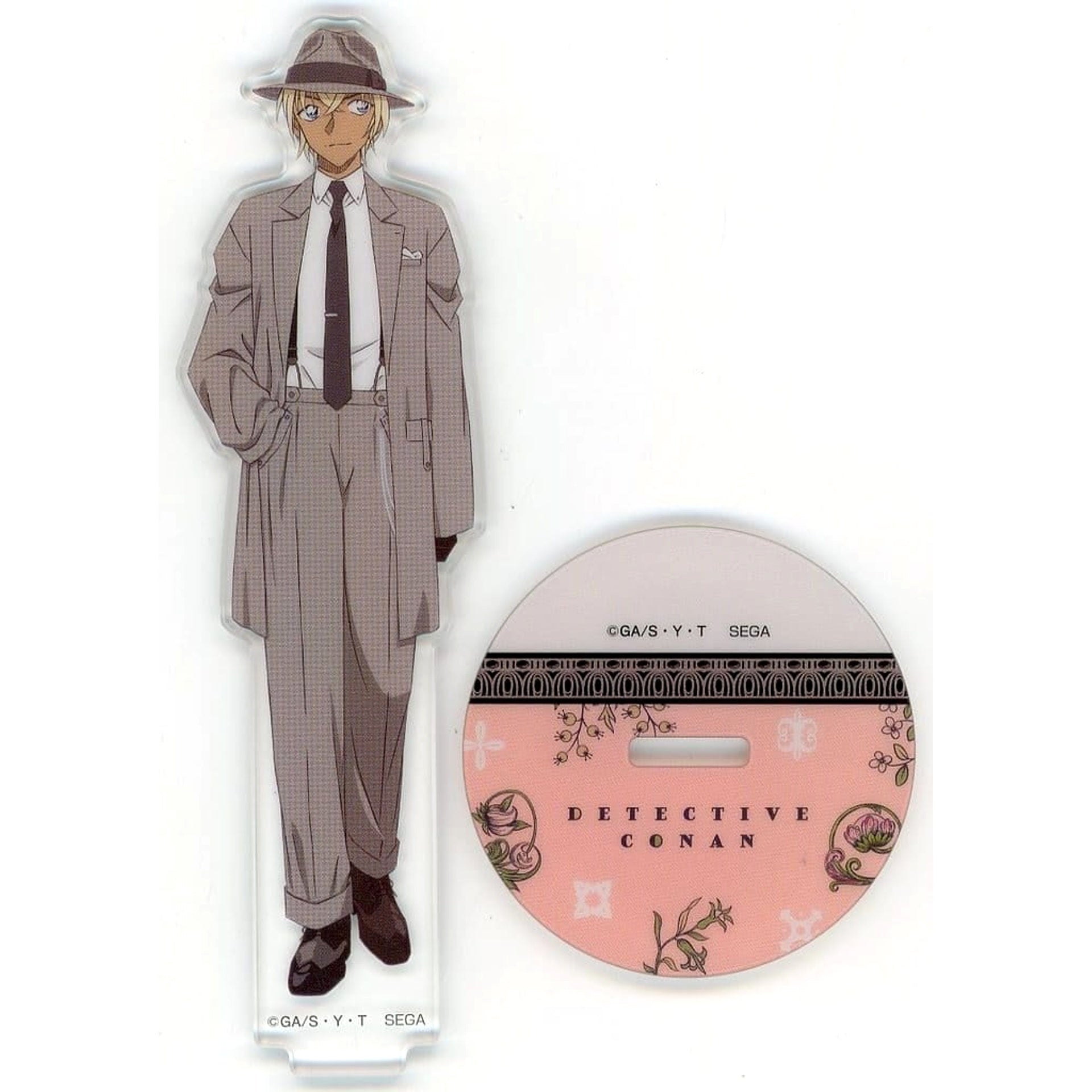 Detective Conan Toru Amuro Sega Lucky Kuji Vintage Look Acrylic Stand Prize F [USED]