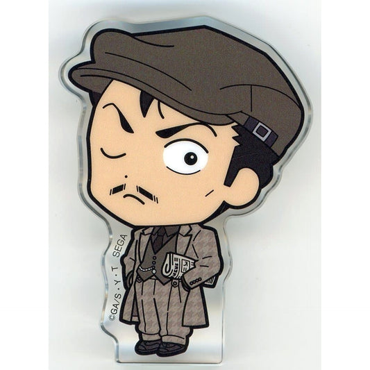 Detective Conan Kogoro Mouri Sega Lucky Kuji Vintage Look Acrylic Block Prize I [USED]