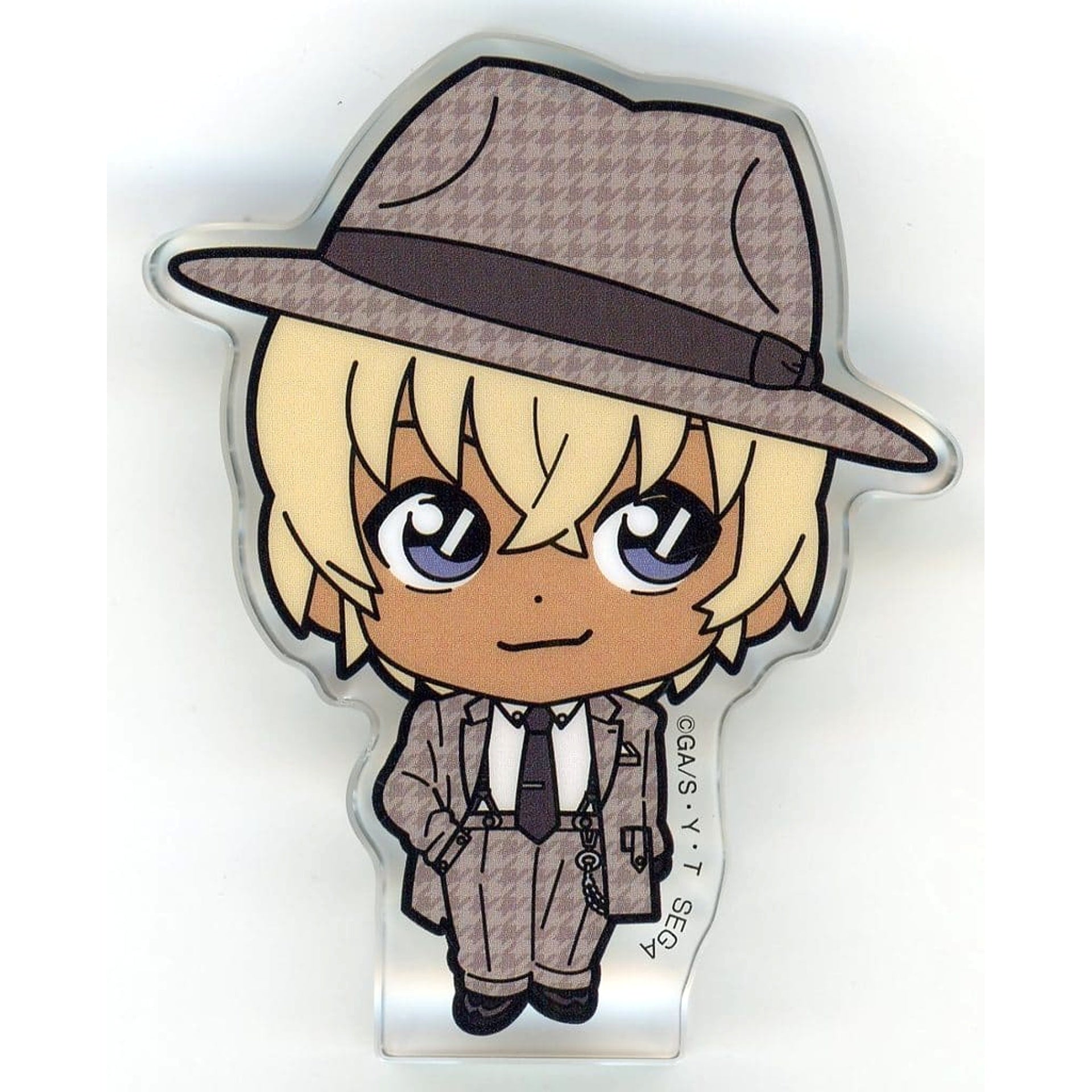 Detective Conan Toru Amuro Sega Lucky Kuji Vintage Look Acrylic Block Prize I [USED]