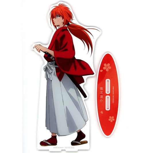 Kenshin Himura Rurouni Kenshin: Meiji Swordsman Romantic Story Kyoto Disturbance Newly Illustrated Each One's Path Ver. Ichigeki Collection Kuji Extra Large Acrylic Stand Prize A Super Ichigeki Hit Prize [USED]