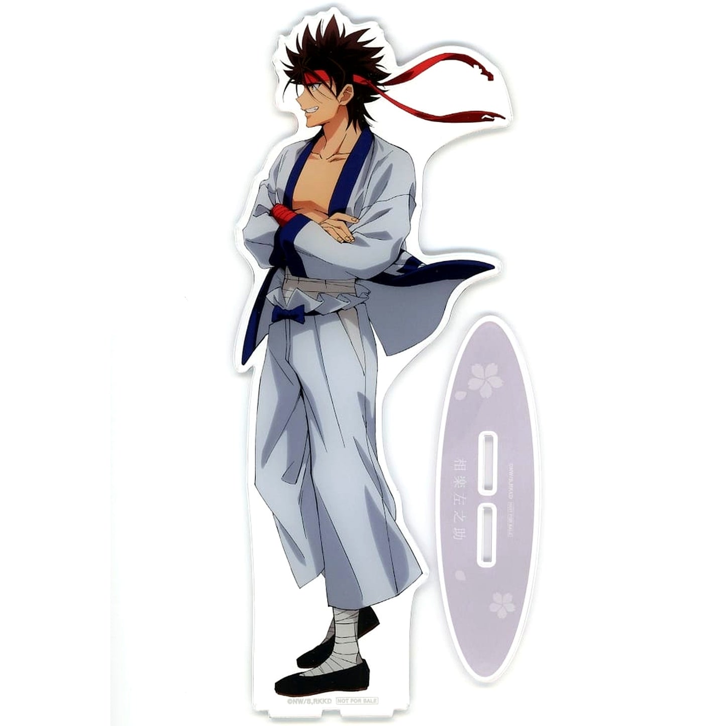 Sanosuke Sagara Rurouni Kenshin: Meiji Swordsman Romantic Story Kyoto Disturbance Newly Illustrated Each One's Path Ver. Ichigeki Collection Kuji Extra Large Acrylic Stand Prize A Super Ichigeki Hit Prize [USED]