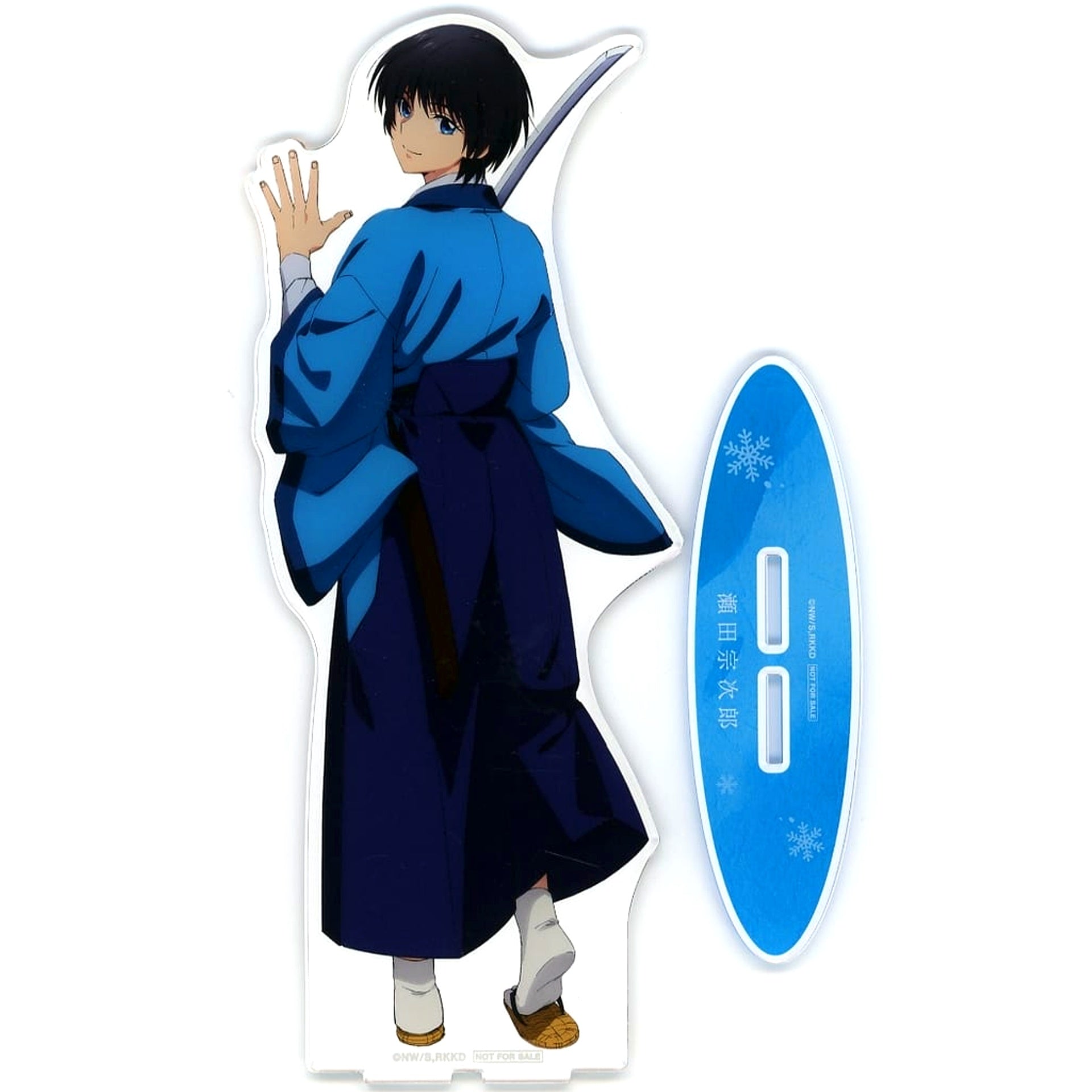 Sojiro Seta Rurouni Kenshin: Meiji Swordsman Romantic Story Kyoto Disturbance Newly Illustrated Each One's Path Ver. Ichigeki Collection Kuji Extra Large Acrylic Stand Prize A Super Ichigeki Hit Prize [USED]