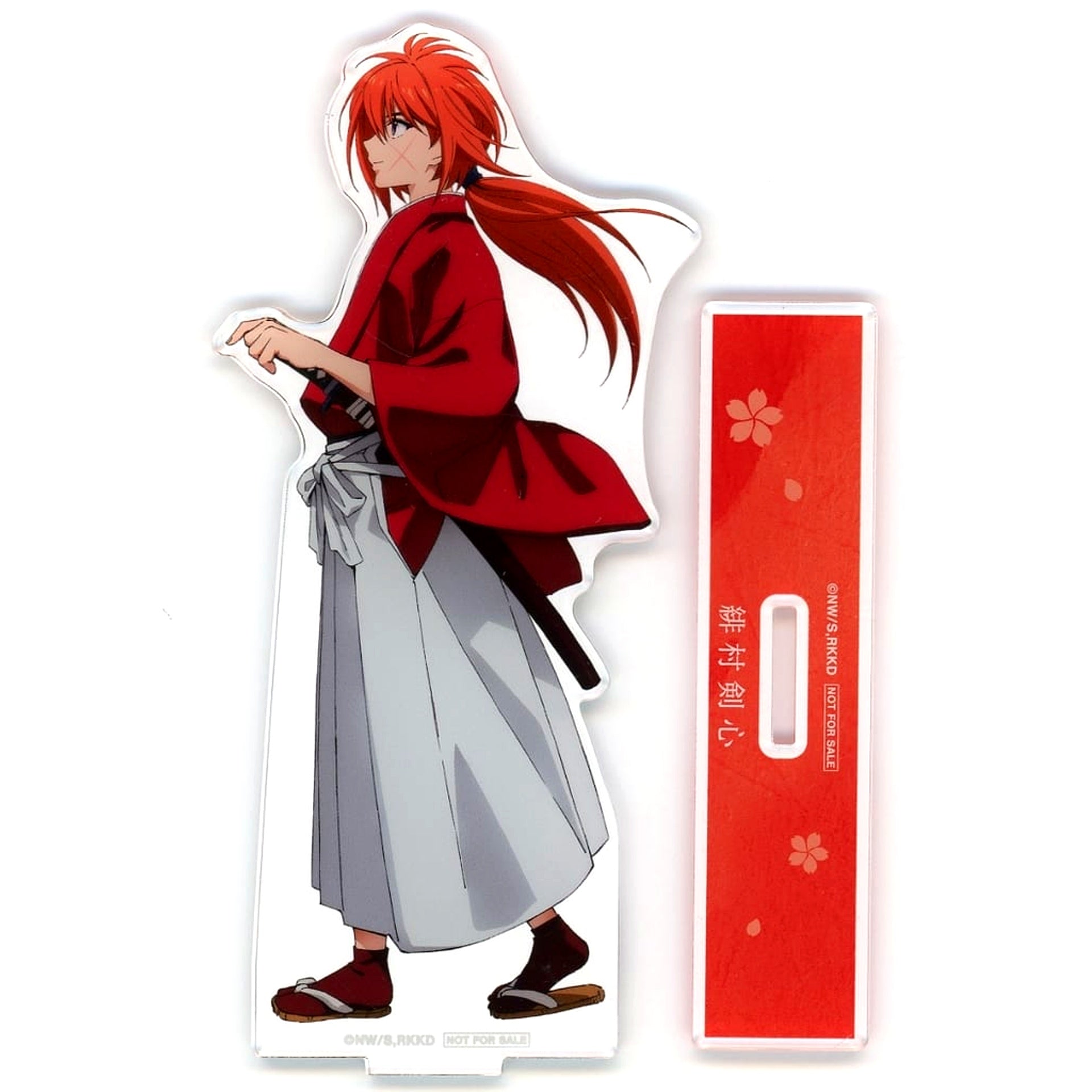 Kenshin Himura Rurouni Kenshin: Meiji Swordsman Romantic Story Kyoto Disturbance Newly Illustrated Each One's Path Ver. Ichigeki Collection Kuji Big Acrylic Stand Prize B Ichigeki Hit Prize [USED]